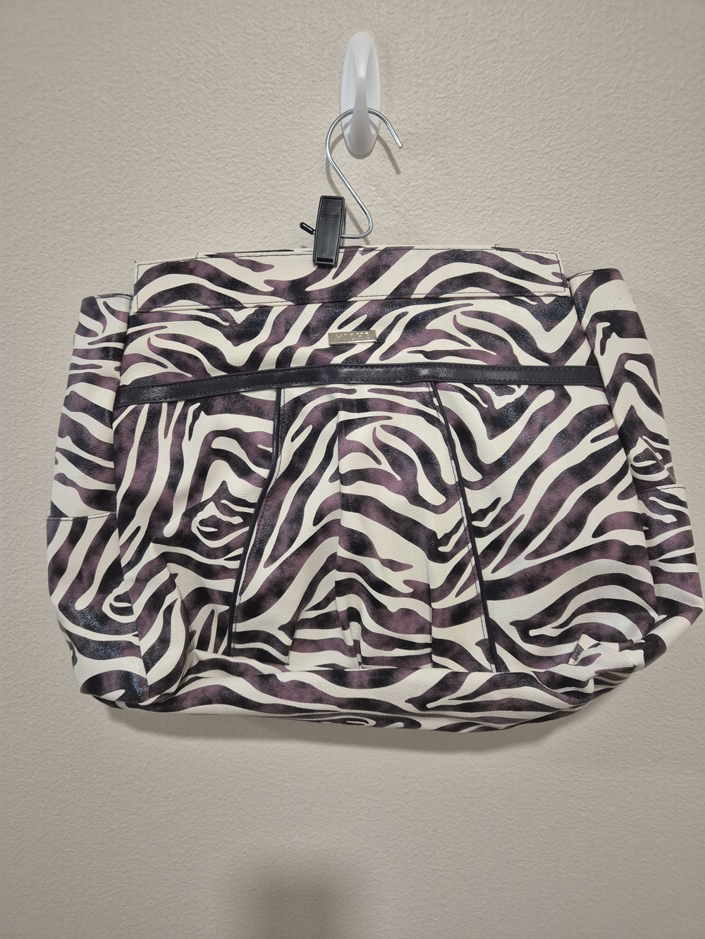 Miche Prima Shell Jocelynne Purple Zebra Print Base Bag Cover Y2K Style No Strap